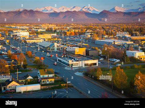 Downtown Anchorage Street Hi Res Stock Photography And Images Alamy