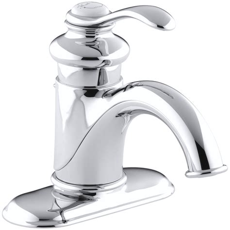 Fairfax faucets bring a touch of elegance and nostalgia to the bathroom. Kohler Fairfax Centerset Bathroom Sink Faucet with Single ...
