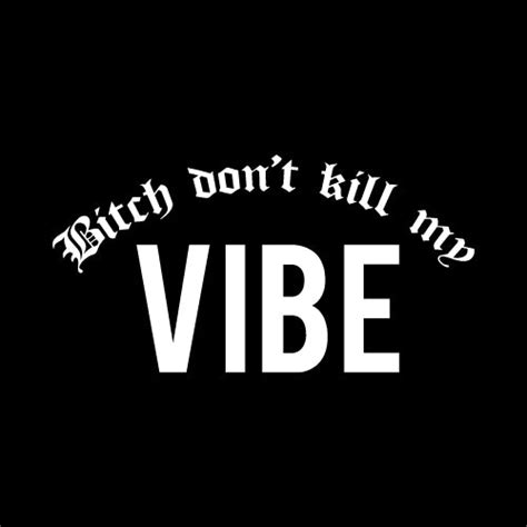 Dont Kill My Vibe Rap Quote Wall Decal Stickers Peeler Stickers