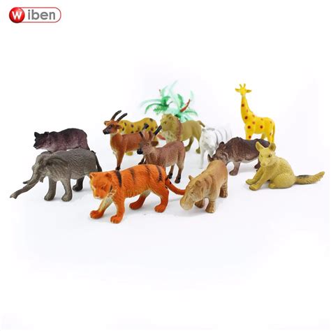 Buy Wiben 12pcslot Small Size Land Animals Model Toy