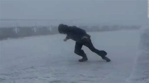 Watch A Man Take A Stroll In 109 Mph Winds Cnn Video
