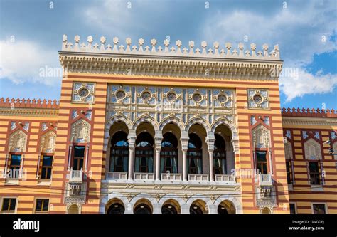 Vijecnica (city hall) in Sarajevo - Bosnia et Herzegovina Stock Photo, Royalty Free Image ...