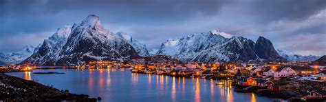 The Magic Islands Of Lofoten Norway Europe Winter Morning 4k Wallpaper