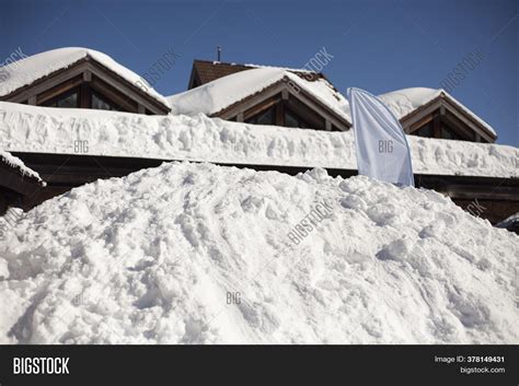 Snow Covered Roofs Image And Photo Free Trial Bigstock