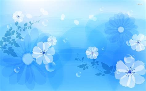Real Blue Flower Background
