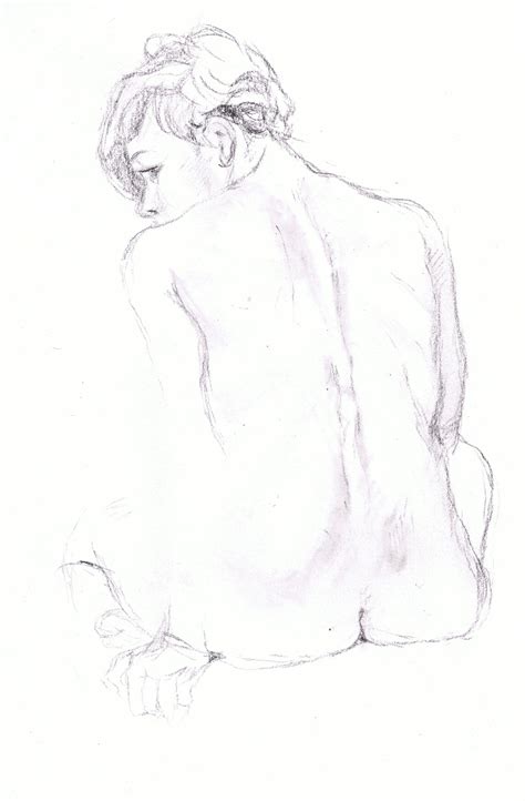 Female Figure Sketch ©2013 Drawings Figure Sketching Art