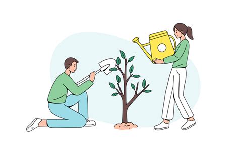 180852 People Planting Tree Illustrations Free In Svg Png Eps