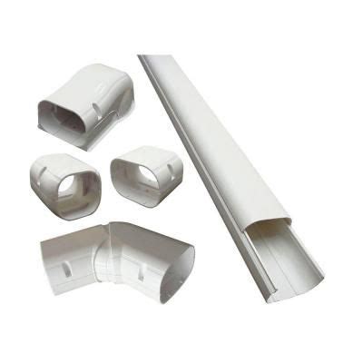 Installing a ductless mini split air conditioner system is easy. DuctlessAire 4 in. x 14 ft. Cover Kit for Air Conditioner ...