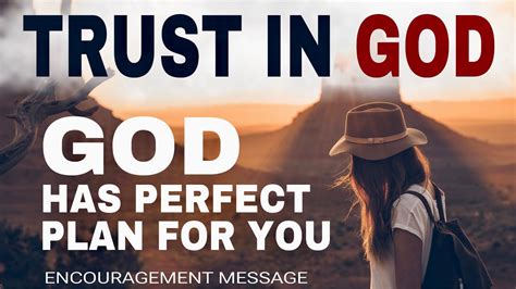 God Has A Plan For Your Life Just Trust God Christian Motivation