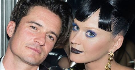 Orlando Bloom Katy Perry Breasts Squeeze Photo
