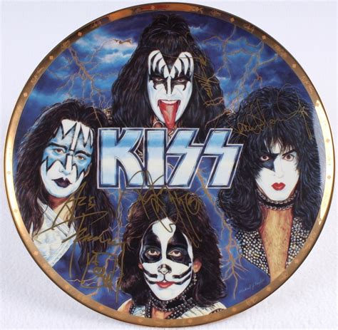 Kiss Artist Proof 10 Gartlan Collector Plate Signed By All 4 With