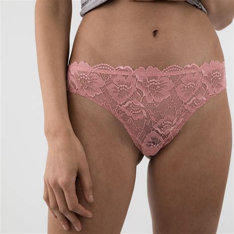 Lace Front Thong Rose Sneaky Vaunt
