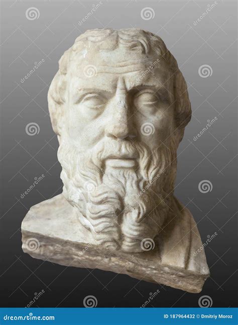 Herodotus Bust Of Ancient Greek Historian Editorial Photography