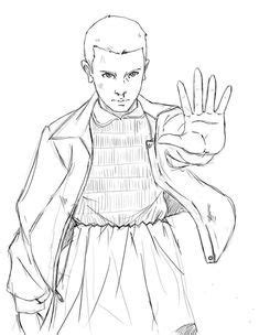 Download or print the best unique collection of characters from your favorite series. Free Stranger Things coloring pages Eleven | Imprimir ...