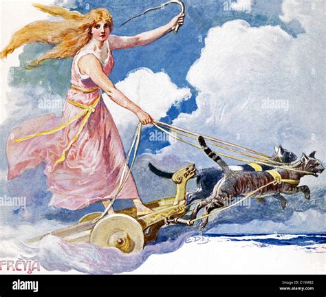 En La Mitología Nórdica Freya También Deletreado Freyja Y Freyia Era La Diosa De La