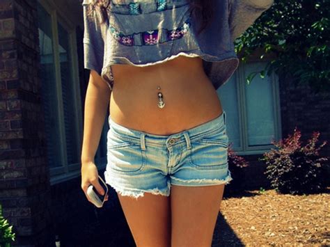 40 Beautiful Examples Different Belly Button Piercings