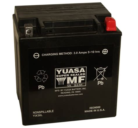 Of course these batteries need the sulfuric acid added then charged. Yuasa YIX30L High Performance Motorcycle Battery | MDS Battery