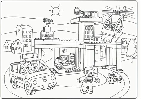 Lego City Printable Coloring Pages - Coloring Home