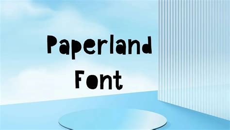 Paperland Font Free Download