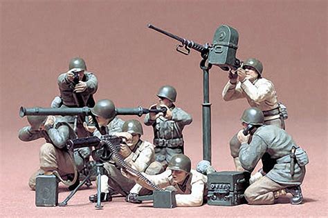 Tamiya 35086 135 Scale Military Model Kit Wwii Us Army Gun And Mortar