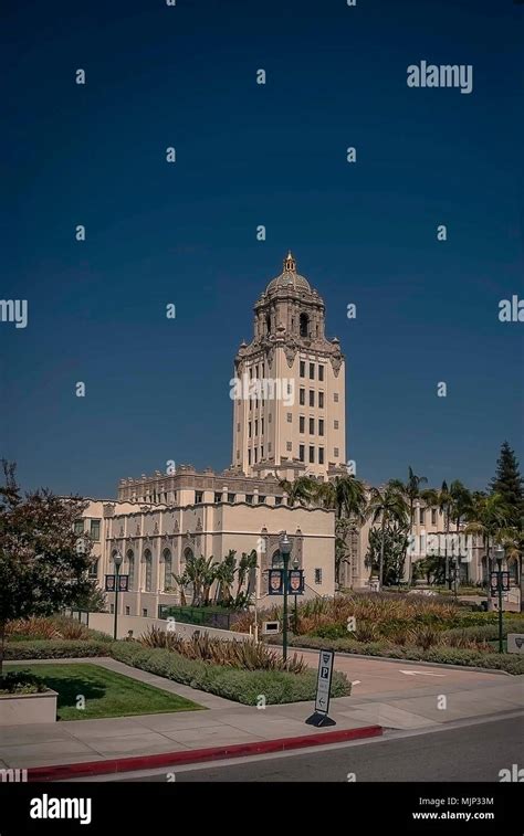 The City Hall In Beverly Hills California Stock Photo Alamy