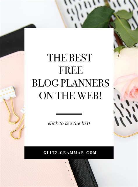 The Ultimate List Of Free Printable Blog Planners These Are The Best