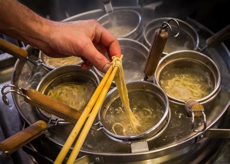 In japan, ramen shops are very common and popular. Ramen Shop