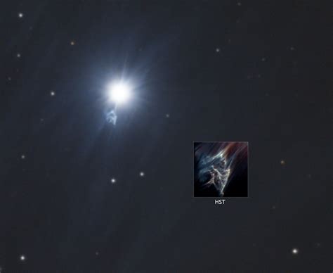 Detailed Close Up Of Ic 349 Barnards Merope Nebula Lucky Imaging