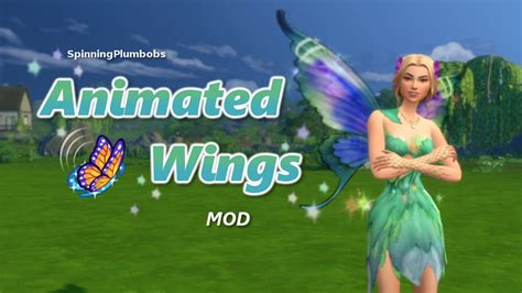 The Sims 4 Animated Wings Mod Walkthrough Youtube