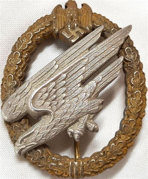 Sold Price Pre Ww2 German Army Paratroopers Qualification Badge By C