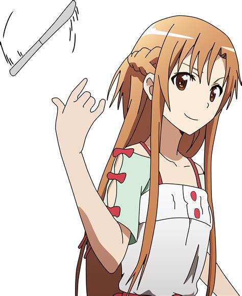 download vector of asuna yuuki cartoon full size png image pngkit