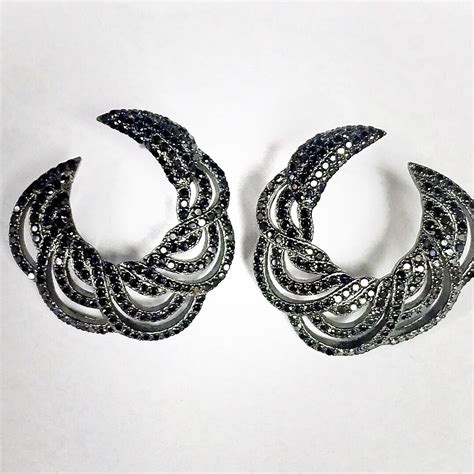 Unique Gunmetal Earring Earrings Unique Accessories Jewelry Art