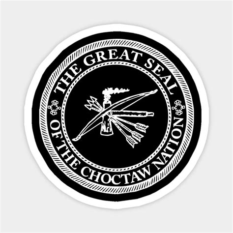 The Great Seal Of Choctaw Nation Of Oklahoma Black Choctaw Nation
