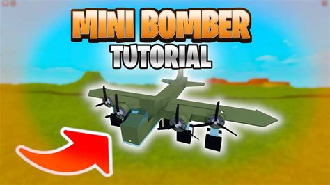 Mini B 17 Bomber Plane Tutorial In Plane Crazy Roblox Youtube