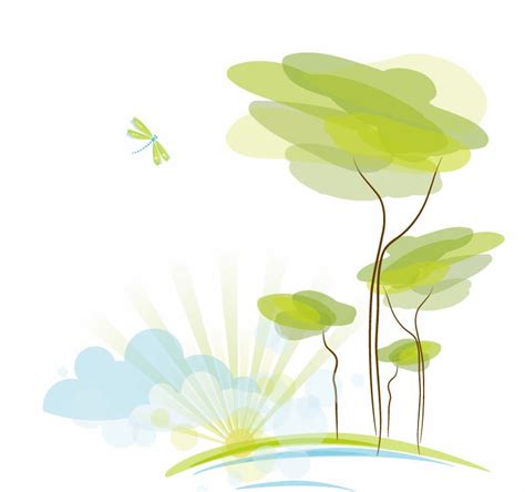 Abstract Nature Background Vector Illustration Free Vector Graphics