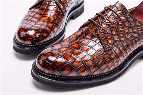 Exotic Mens Crocodile Dress Shoes Exclusive Collection Bmbas12040