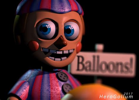 Balloon Boy Cinema 4d Herogollum By Herogollum Fnaf Fnaf