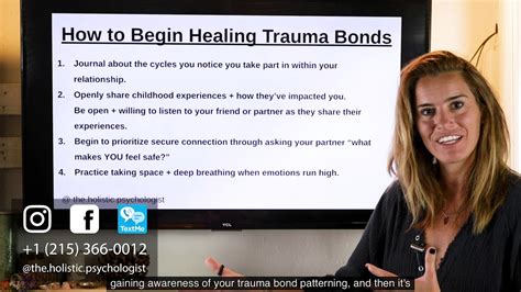 How To Begin Healing Trauma Bonds Youtube