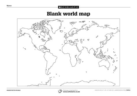 Blank World Map Worksheet Afp Cv Printable Blank World Map For Kids Images