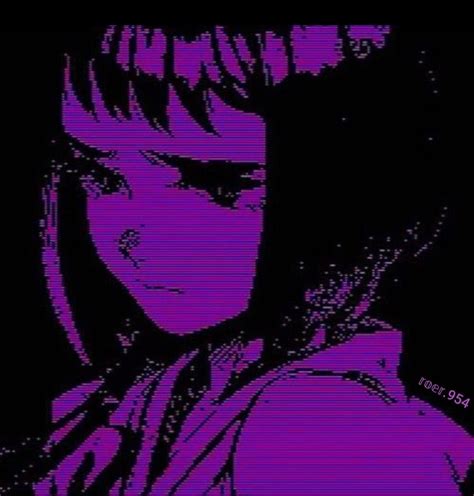 Purple Dark Purple Aesthetic Aesthetic Anime Dark Anime