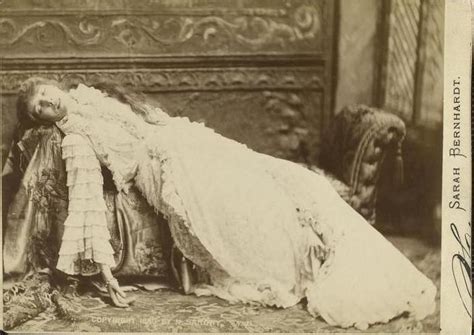 Sarah Bernhardt Plays La Dame Aux Camelias Based On The Life Of Marie