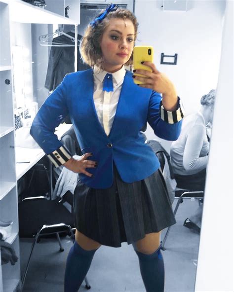 Don’t Get Close You Might Ignite Veronica Is Hot Tonight 💙🔥💙 Carrie Hope Fletcher Heathers