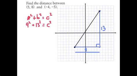 The distance between (3,2) and (7,8) is sqrt (52), or approximately 7.21 units. Find Distance Between 2 Points on Coordinate Plane - YouTube