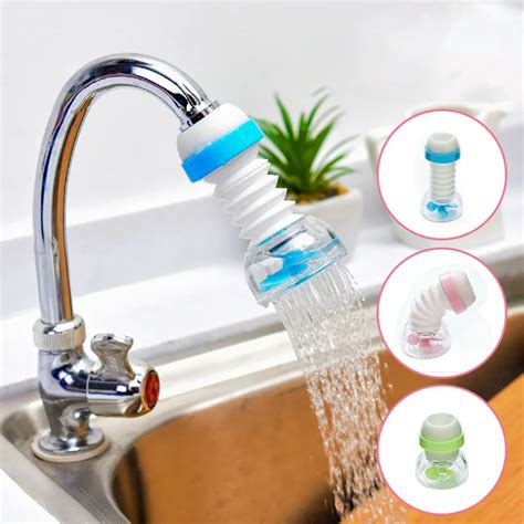 Adjustable Faucet Extender Filter Water Splashproof Faucet Bendable