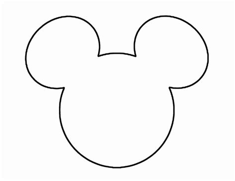 30 Mickey Mouse Head Stencil Example Document Template