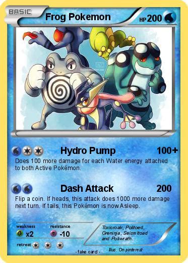 Pokémon Frog Pokemon 1 1 Hydro Pump My Pokemon Card