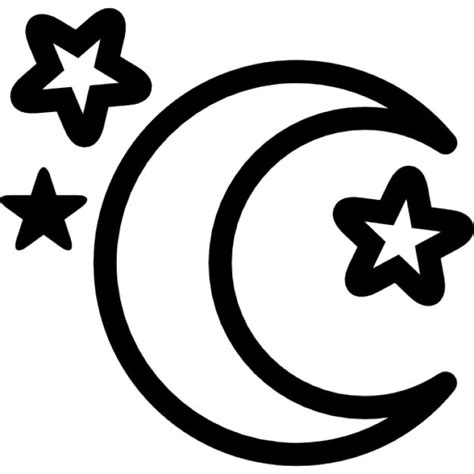 Moon And Stars Icons Free Download