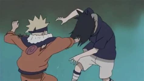 Naruto Vs Sasuke Amv First Battle Youtube