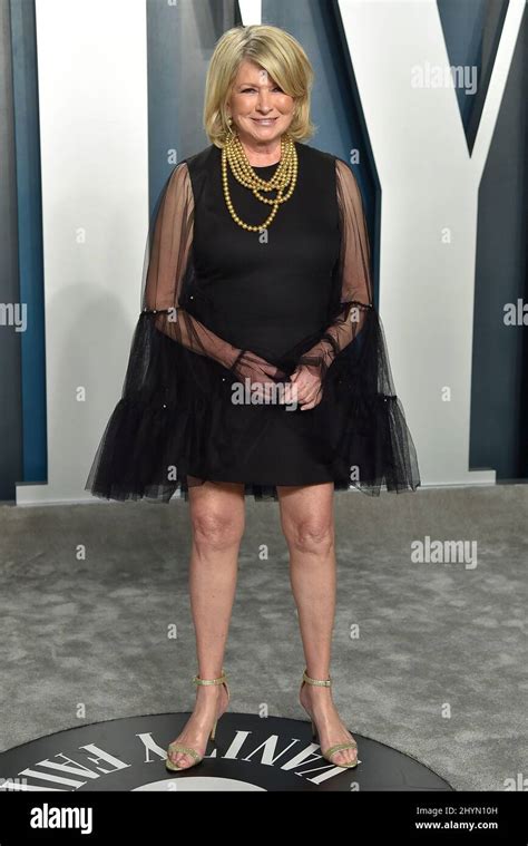 Martha Stewart Bei Der Vanity Fair Oscar Party 2020 Die Am 9 Februar