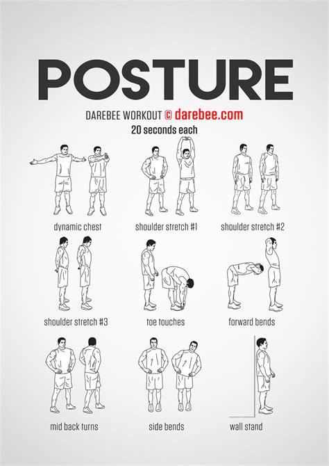 Posture Workout Posture Correction Exercises Posture Exercises
